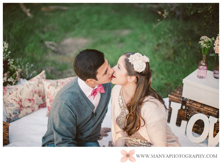 2014-02-01_0306- Valentine's Day Inspired Picnic Styled Engagement Shoot | Orange County Wedding Photographer